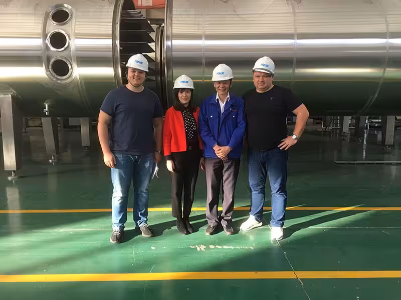 T.B Fruit Vacuum Belt Dryer Project in Ukraine 1