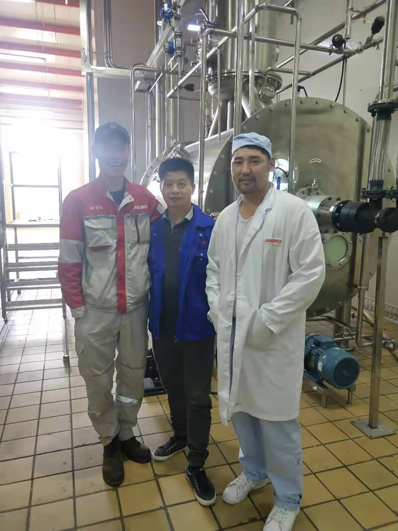 TESO Group Vacuum Belt Dryer and Vacuum Low temperature evaporator Project in Mongolia 3