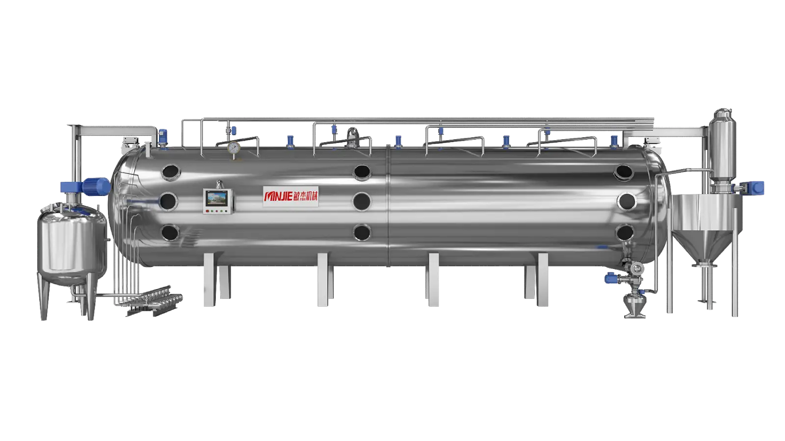 Vacuum Belt Dryer for liquid and paste