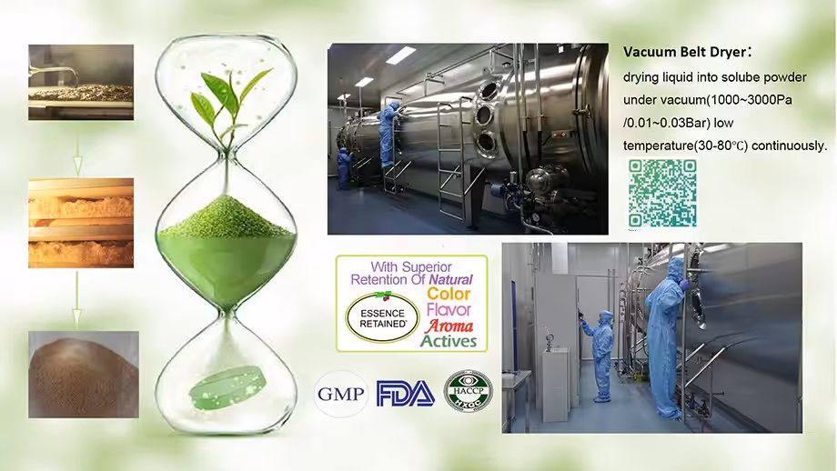 Vacuum drying technology: Using vacuum band dryer to manufacture Malt Based Products