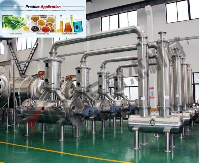 Fruit vegetable plant dehydrating low temperature vacuum evaporator