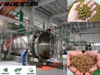 Vacuum Belt Dryer for Ecofeed Animal Feed Pallet