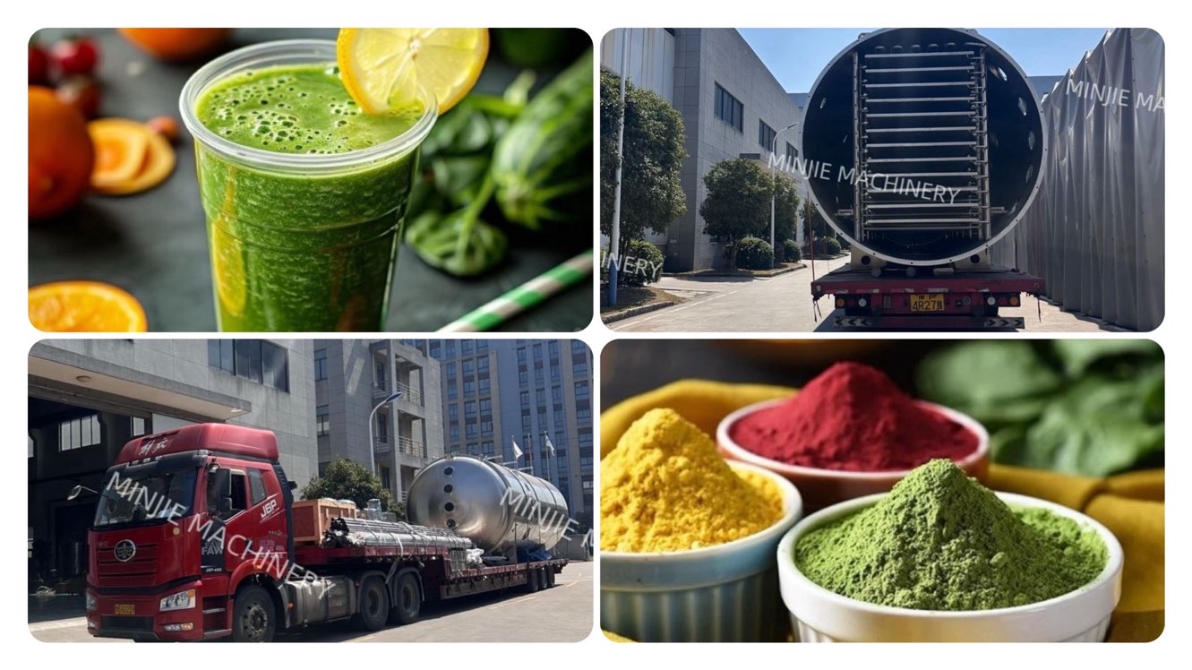 vacuum belt dryer for fruit juice powder
