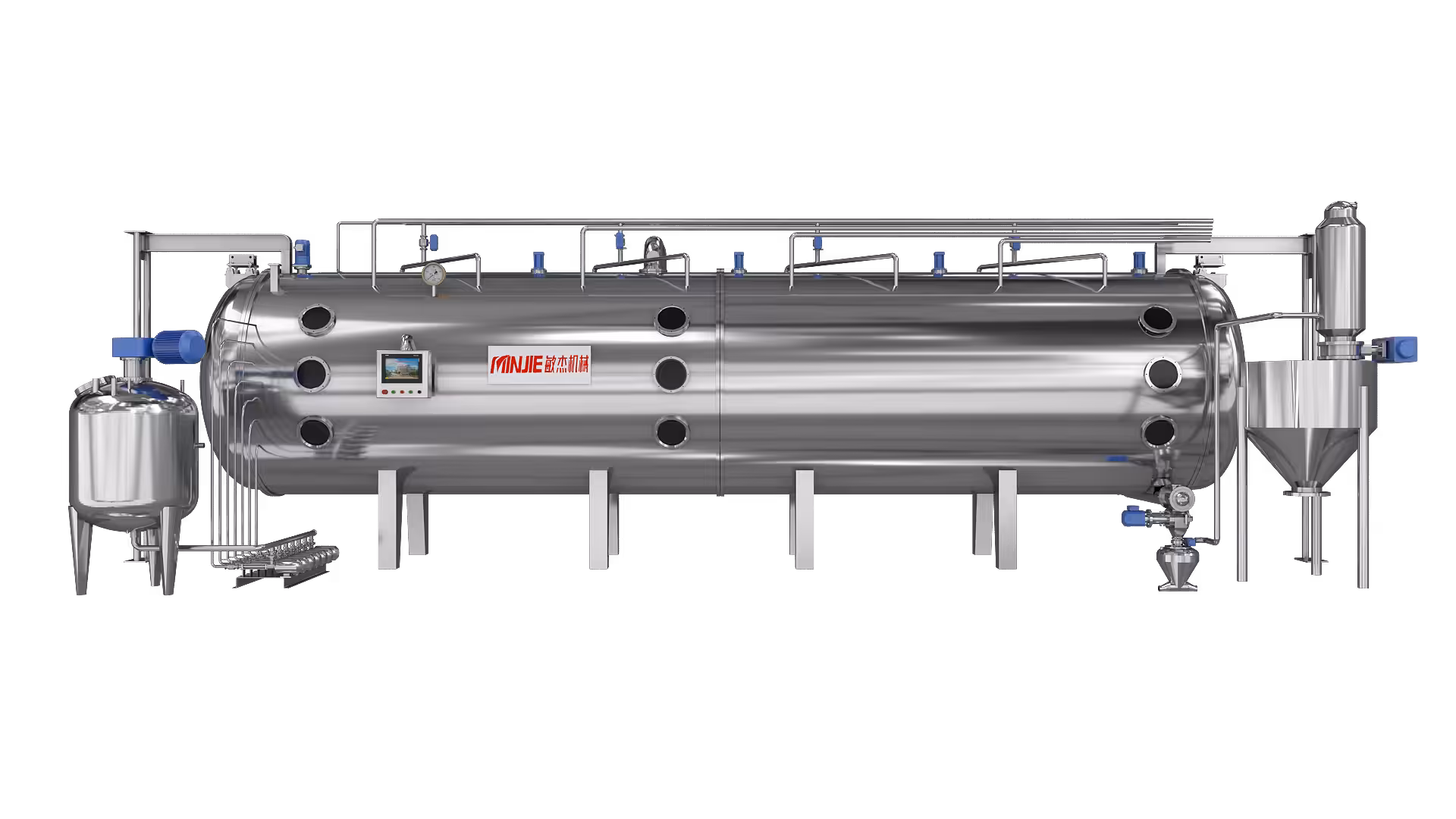 Vacuum Belt Dryer For Liquid & Paste