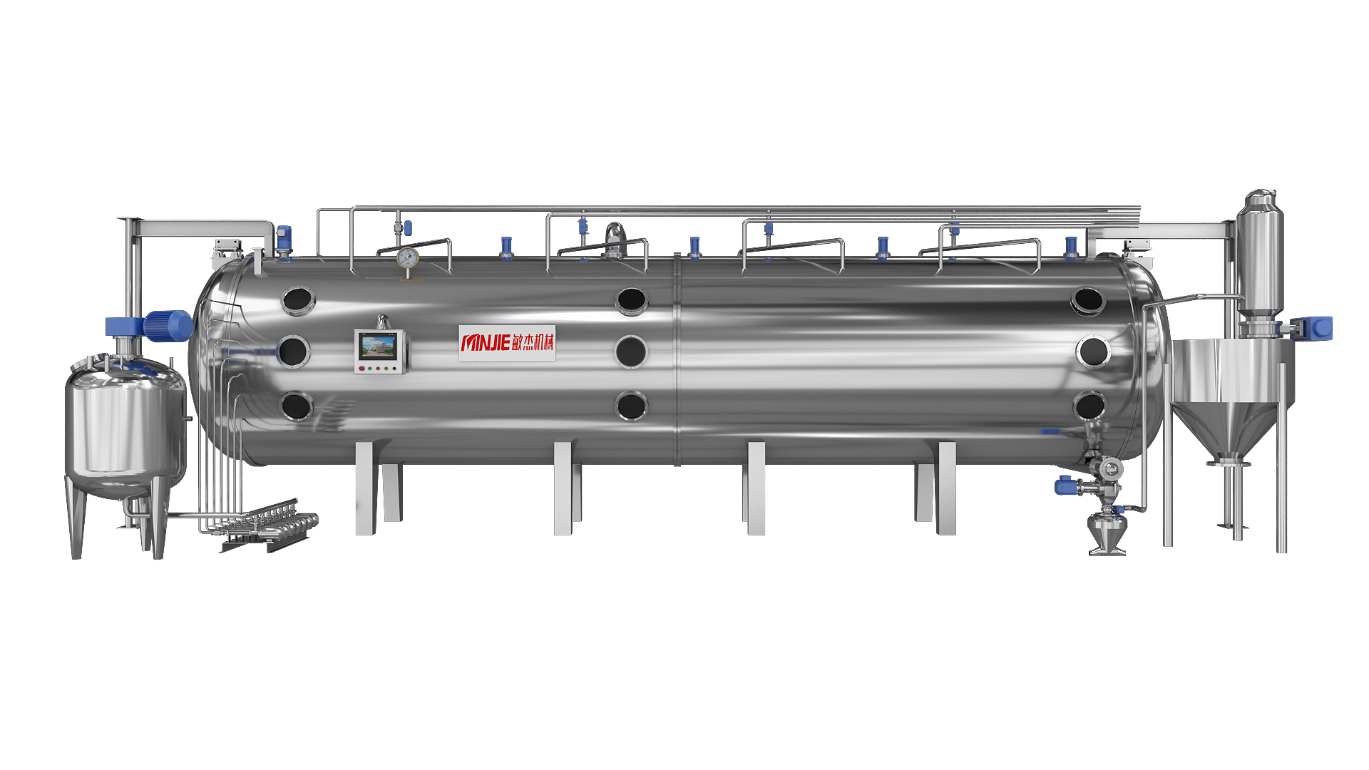 真空低温液体连续干燥机Vacuum Continuous Dryer for liquid and paste 1