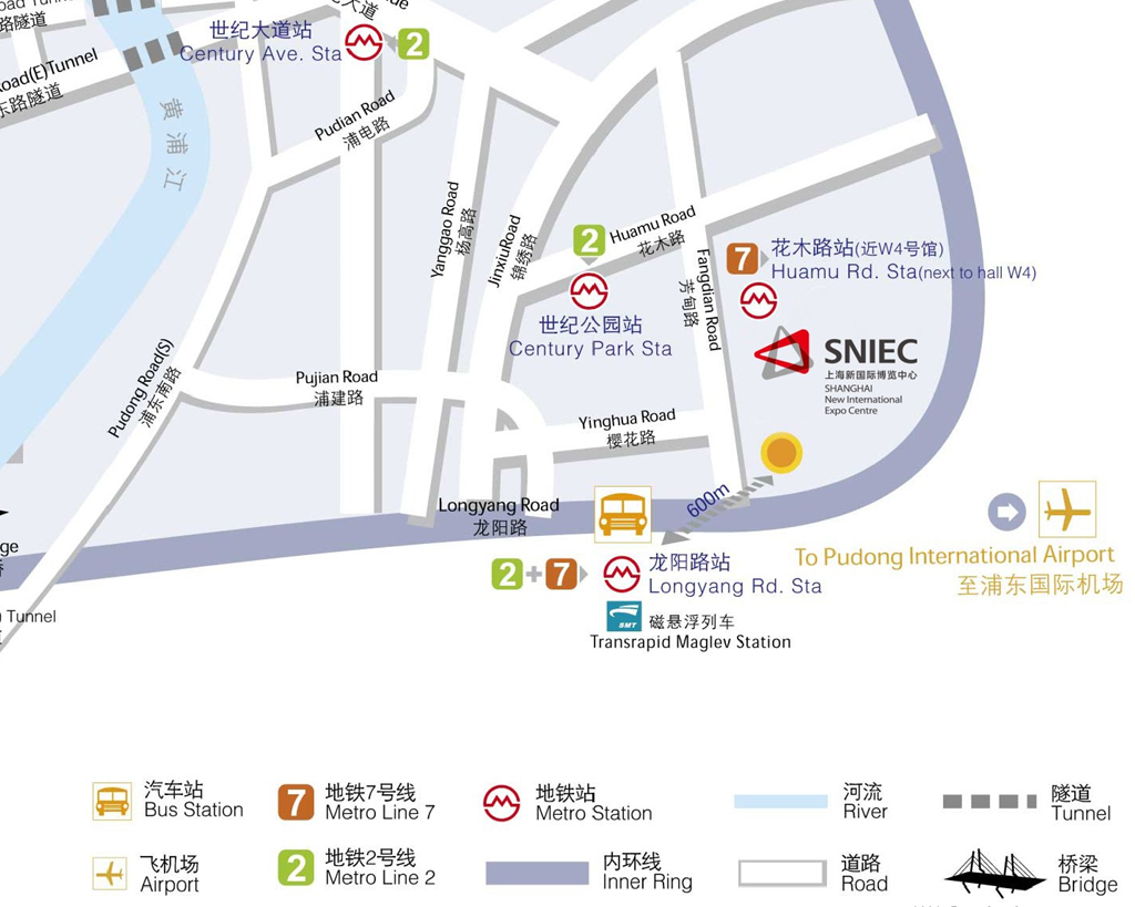 Shanghai New International Expo Center-MAP