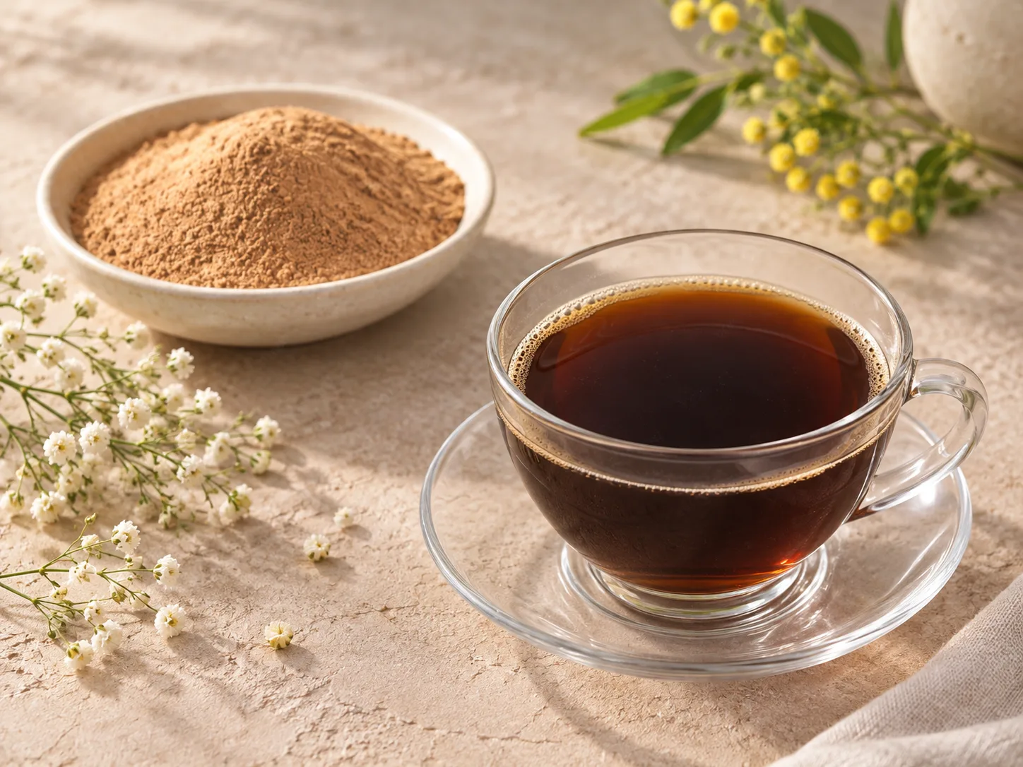 Instant Tea Powder Manufacturing with a Vacuum Belt Dryer